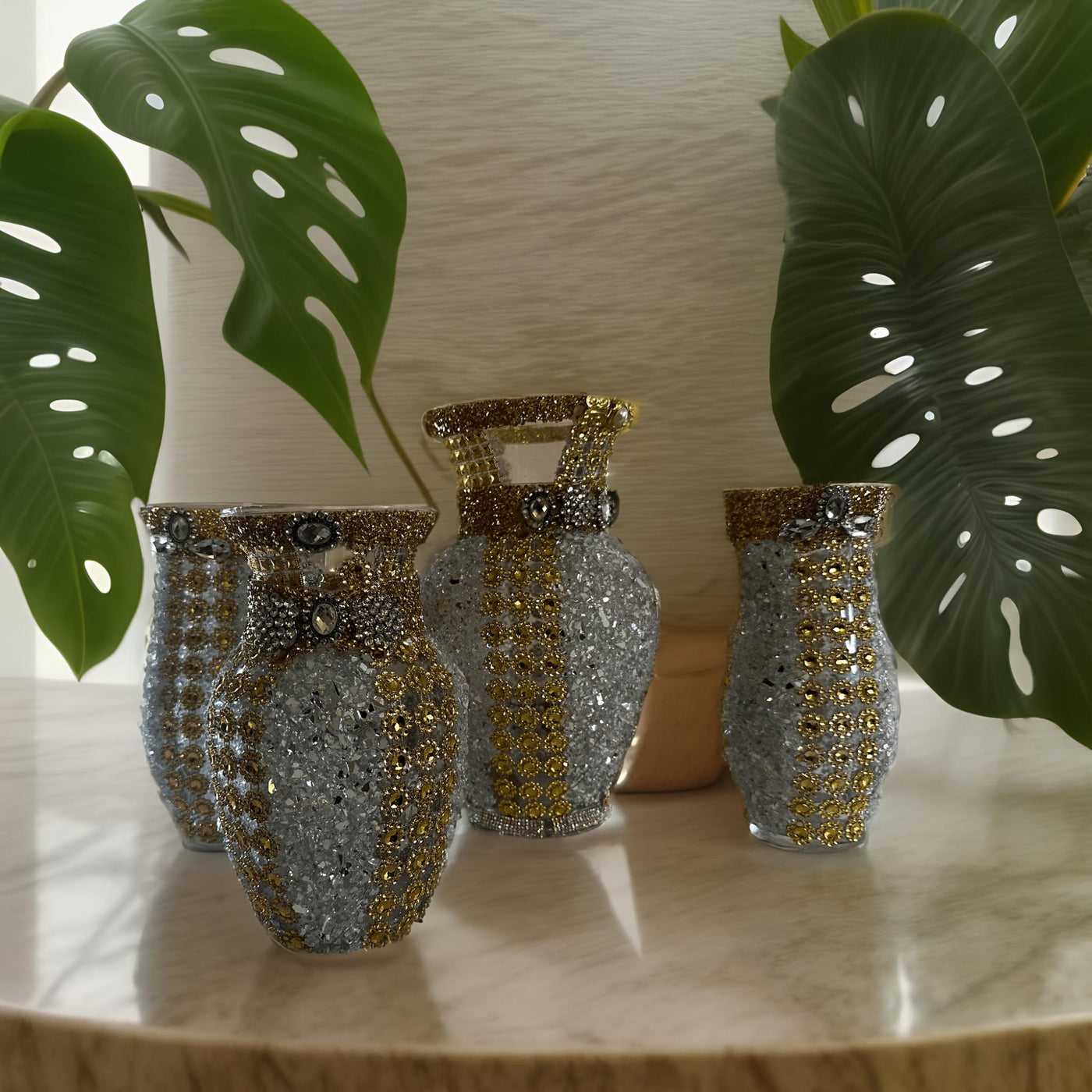 The Shine Vase 4 pc set